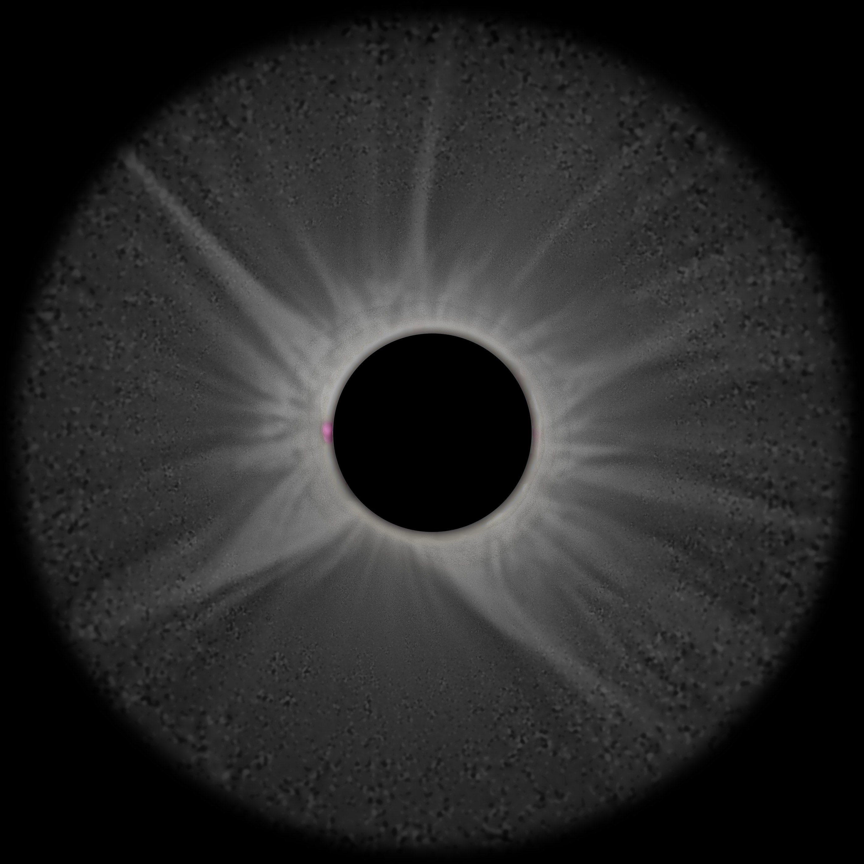 The solar corona during totality, 12 August 2026